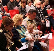 Taufe in der Manege des Circus Roncalli - Nicholas Rossi wurde am 23.10.2017 getauft (©Foto: Martin Schmitz)